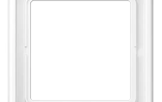 JUNG LS981WWM Abdeckrahmen LS 990 1-fach | schneeweiß matt