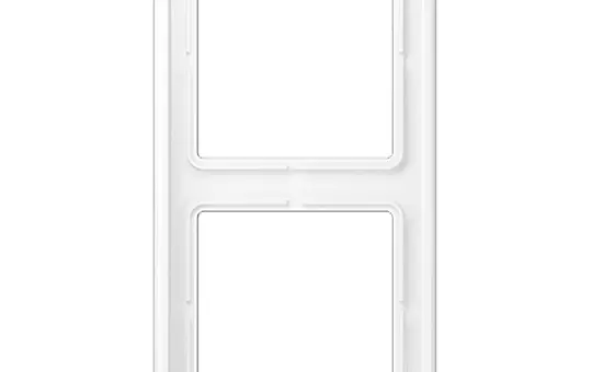JUNG LS982WWM Abdeckrahmen LS 990 2-fach | schneeweiß matt