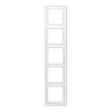 JUNG LS985WWM Abdeckrahmen LS 990 5-fach | schneeweiß matt