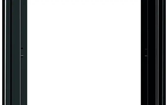 JUNG LS981SW Abdeckrahmen LS 990 1-fach | schwarz