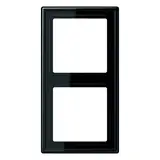 JUNG LS982SW Abdeckrahmen LS 990 2-fach | schwarz