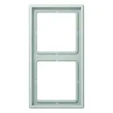 JUNG LS982LG Abdeckrahmen LS 990 2-fach | lichtgrau