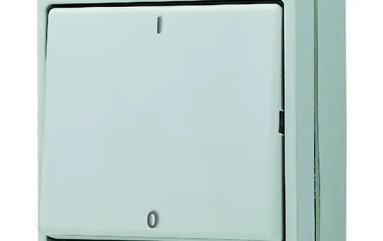 JUNG 603W Wippschalter Serie WG 600 Ausschalter, 3-polig | weiß