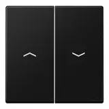 JUNG A595PSWM Jalousiewippe Serie A 2-fach | graphitschwarz matt