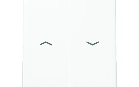 JUNG A595PWW Jalousiewippe Serie A 2-fach | alpinweiß