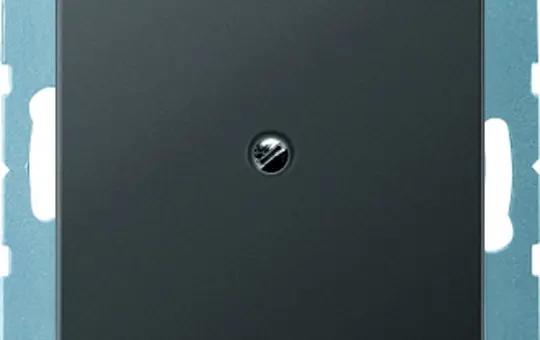 JUNG A590BFAANM Leitungsauslass mit Zugentlastung Serie A Thermoplast | anthrazit matt