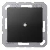 JUNG A590BFASWM Leitungsauslass mit Zugentlastung Serie A Thermoplast | graphitschwarz matt