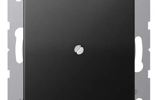 JUNG A590BFASWM Leitungsauslass mit Zugentlastung Serie A Thermoplast | graphitschwarz matt