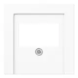 JUNG A569BFPLTWW Telefonabdeckung Serie A geschraubt, Thermoplast | alpinweiß