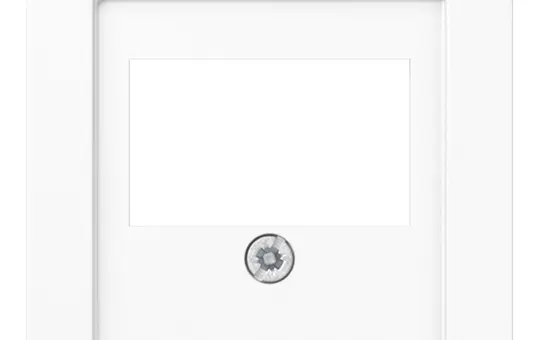 JUNG A569BFPLTWW Telefonabdeckung Serie A geschraubt, Thermoplast | alpinweiß