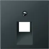 JUNG A569-1BFPLUAANM Netzwerkabdeckung Serie A 1-fach, Thermoplast | anthrazit matt