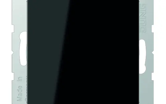 JUNG A594-0SW Blindabdeckung Serie A/AS gerastet | schwarz