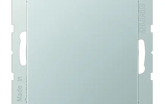 JUNG A594-0AL Blindabdeckung Serie A/AS gerastet | aluminium