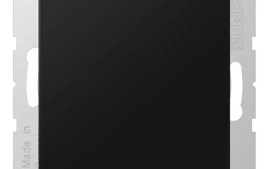 JUNG A594-0SWM Blindabdeckung Serie A/AS gerastet | graphitschwarz matt