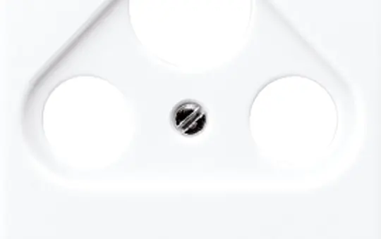 JUNG A561BFPLSATWW Antennenabdeckung Serie A 3-fach, Thermoplast | alpinweiß