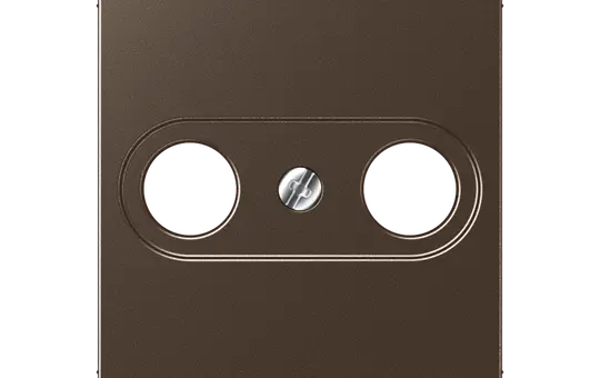 JUNG A561PLTVMO Antennenabdeckung Serie A 2-fach | mokka