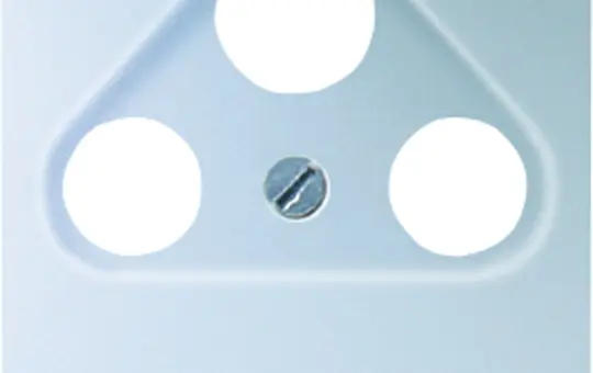 JUNG A561PLSATAL Antennenabdeckung Serie A 3-fach | aluminium