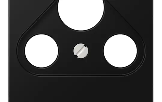 JUNG A561BFPLSATSWM Antennenabdeckung Serie A 3-fach, Thermoplast | graphitschwarz matt