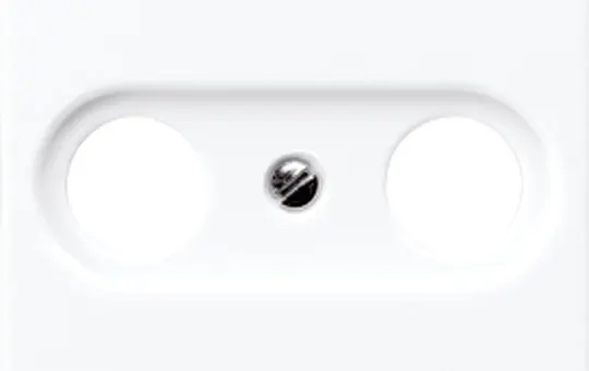 JUNG A561PLTV Antennenabdeckung Serie A 2-fach | weiß