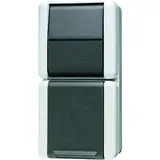 JUNG 876W SCHUKO-Steckdose Serie WG 800 1-fach, Wechselschalter