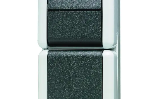 JUNG 876W SCHUKO-Steckdose Serie WG 800 1-fach, Wechselschalter