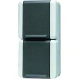 JUNG 822W SCHUKO-Steckdose Serie WG 800 2-fach, senkrecht