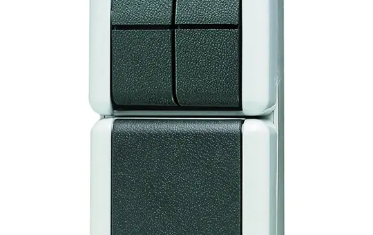 JUNG 875W SCHUKO-Steckdose Serie WG 800 1-fach, Serienschalter