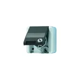JUNG 820NAWSL SCHUKO-Steckdose, Beschr. Serie WG 800 Schloss