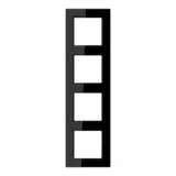 JUNG AC584SW Abdeckrahmen A creation 4-fach | schwarz