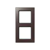 JUNG AC582MO Abdeckrahmen A creation 2-fach | mokka