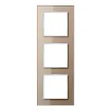 JUNG AC583GLCH Abdeckrahmen A creation 3-fach | glas champagner