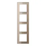 JUNG AC584GLCH Abdeckrahmen A creation 4-fach | glas champagner