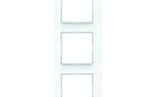 JUNG AC583BFWW Abdeckrahmen A creation 3-fach, Thermoplast | alpinweiß