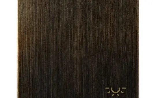 JUNG ME2990LAT beschr. Wippe Serie LS 1-fach, Licht | messing antik