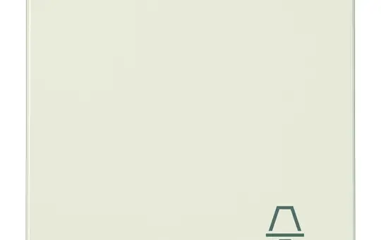 JUNG LS990K beschr. Wippe Serie LS 1-fach, Glocke | weiß