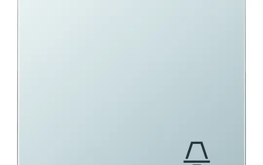 JUNG AL2990K beschr. Wippe Serie LS 1-fach, Glocke | aluminium