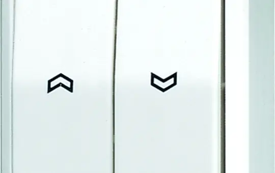 JUNG 639VAWW Jalousietaster Serie AP 600 alpinweiß