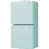 JUNG 622W SCHUKO-Steckdose Serie WG 600 2-fach, senkrecht | grau