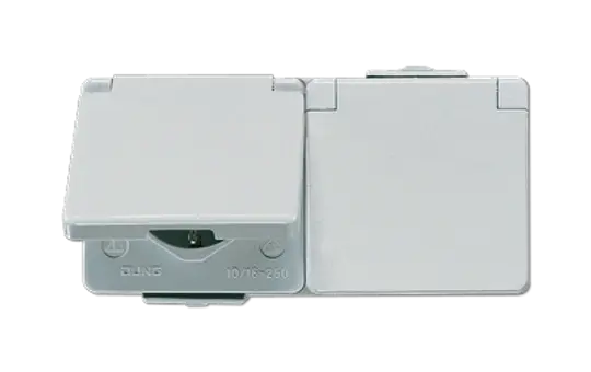 JUNG 622WW SCHUKO-Steckdose Serie WG 600 2-fach, waagerecht | alpinweiß