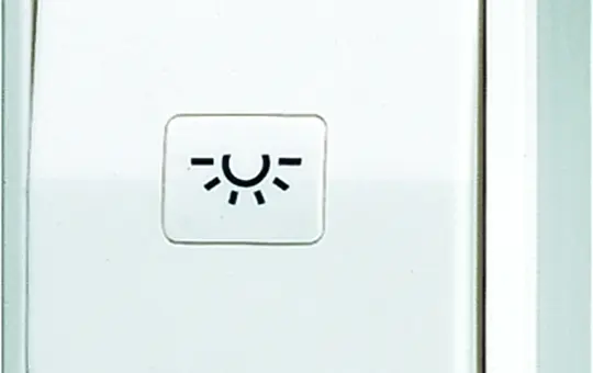 JUNG 631AWW Taster Serie AP 600 Schließer | alpinweiß