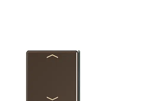 JUNG A404TSAPMO23 Tastensatz m. Pfeilsymb. F40 Serie A/AS 4-fach, unten links, oben rechts | mokka