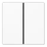 JUNG A402TSAWW Tastensatz F40 Serie A/AS 2-fach | alpinweiß