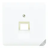 JUNG 569-1UA Netzwerkabdeckung Serie CD 1-fach | weiß