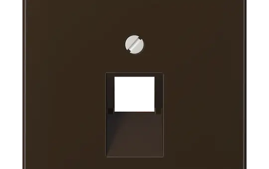 JUNG CD569-1UABR Netzwerkabdeckung Serie CD 1-fach | braun