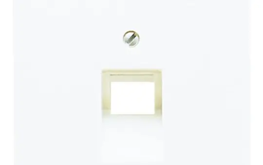 JUNG CD569-1UAWW Netzwerkabdeckung Serie CD 1-fach | alpinweiß