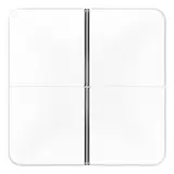 JUNG CD404TSAWW Tastensatz F40 Serie CD 4-fach | alpinweiß