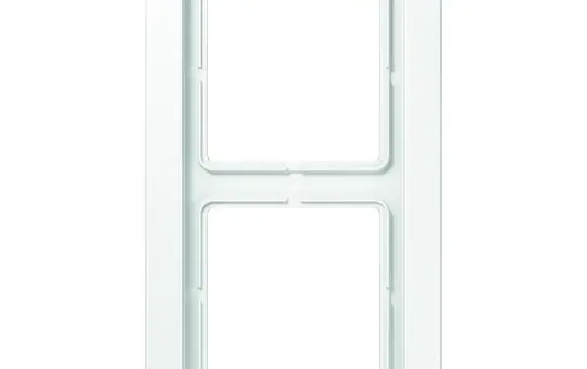 JUNG LSD982BFWW Abdeckrahmen LS Design 2-fach, Thermoplast | alpinweiß