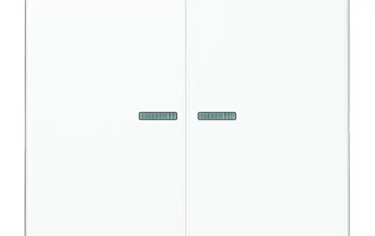 JUNG LS995KO5WW Kontrollwippe Serie LS 2-fach | alpinweiß