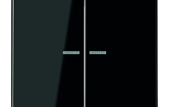 JUNG LS995KO5SW Kontrollwippe Serie LS 2-fach | schwarz