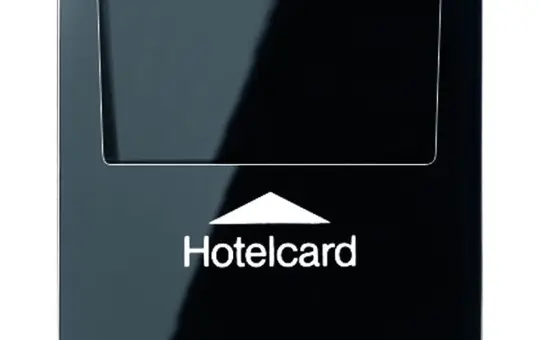 JUNG LS590CARDSW Hotelcard-Schalter Serie LS schwarz